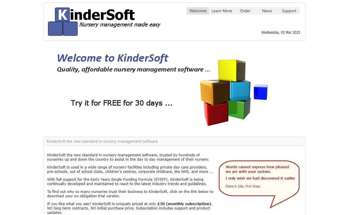 KinderSoft - Nursery management made easy