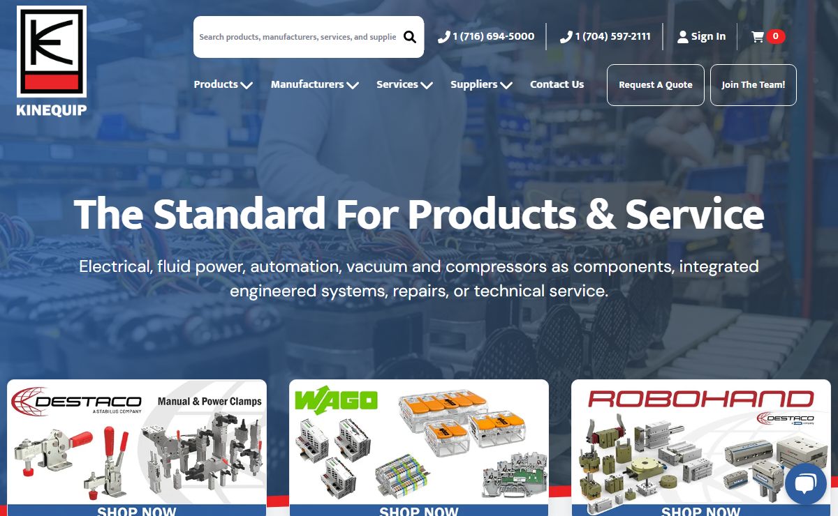 Kinequip is a premier distributor of industrial automation equipment. – Kinequip, Inc.