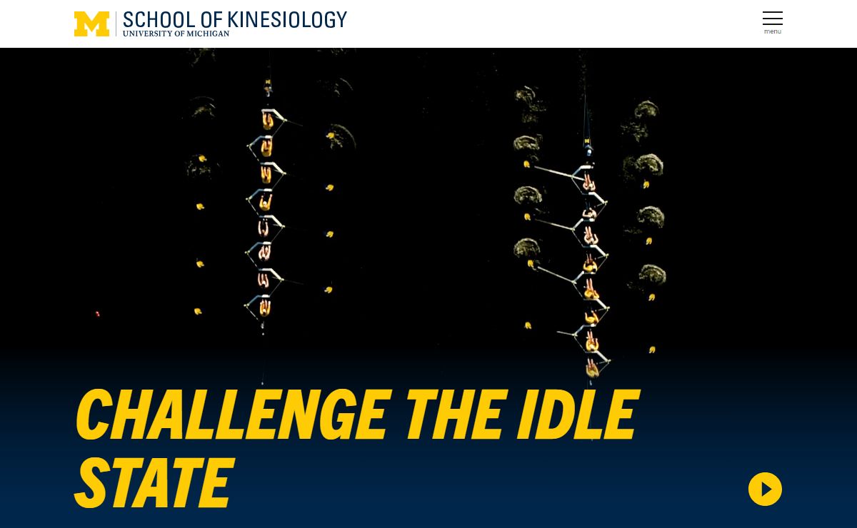 Challenge the Idle State | School of Kinesiology