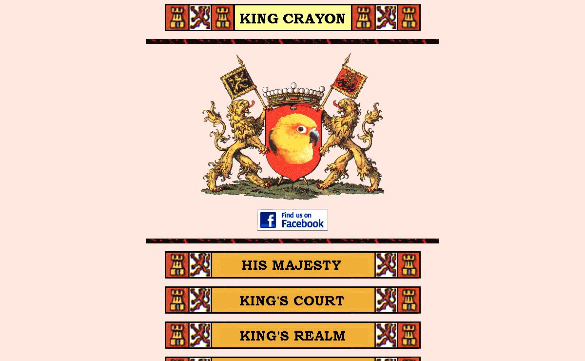 KING CRAYON'S BIRD PAGE