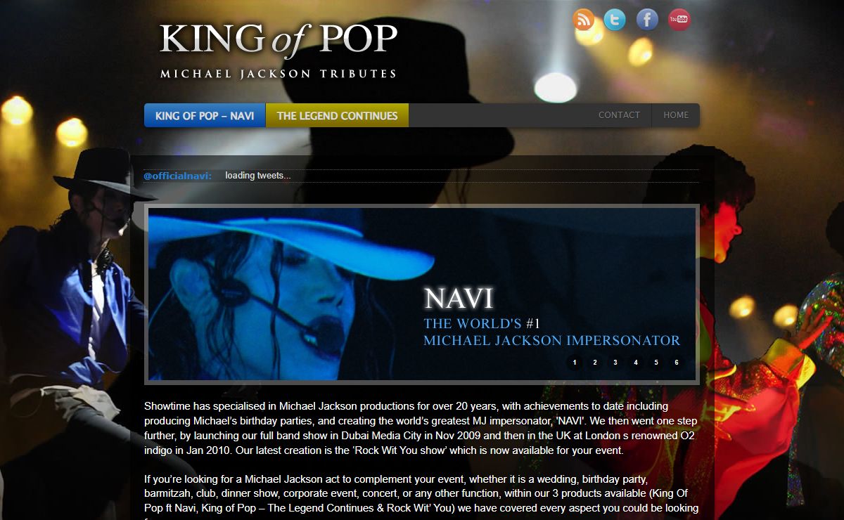 The official Navi website - The World's Number One Michael Jackson Impersonator