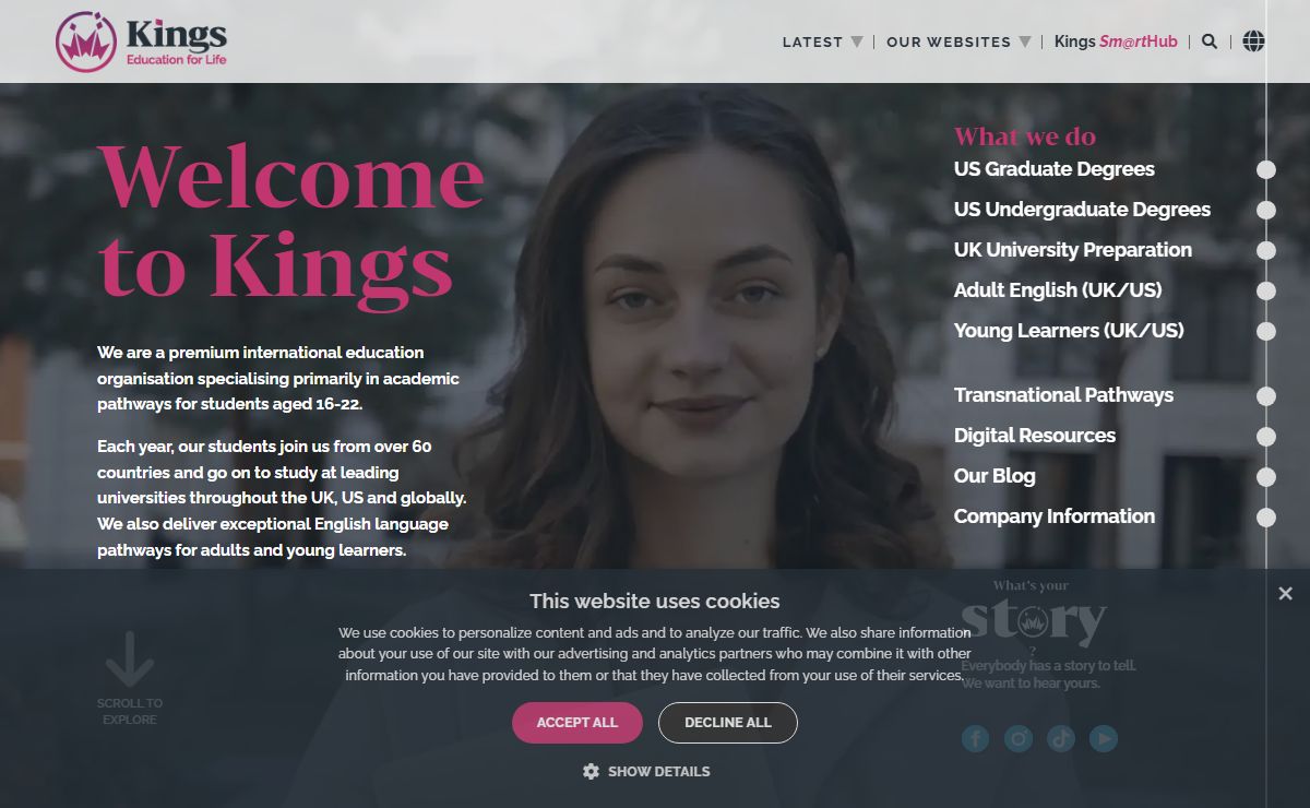 Kings Education | University pathways and English language in UK and USA