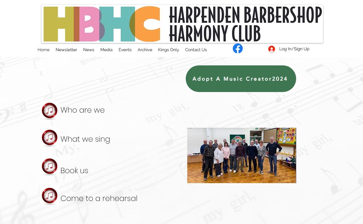 Harpenden Barbershop Harmony Club| hbhclub| Kings of Herts Chorus
