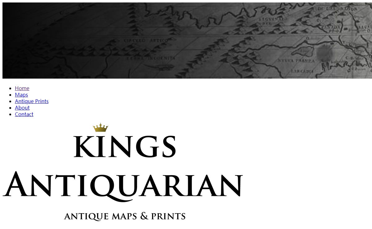 Kings Antiquarian | Antique Maps and Prints