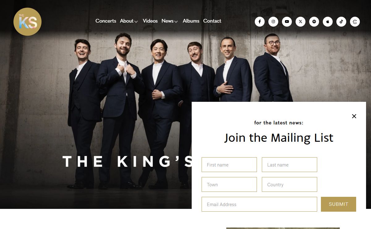 The King's Singers | Official Website