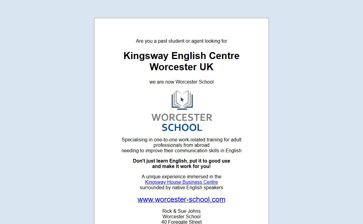 Kingsway English Centre