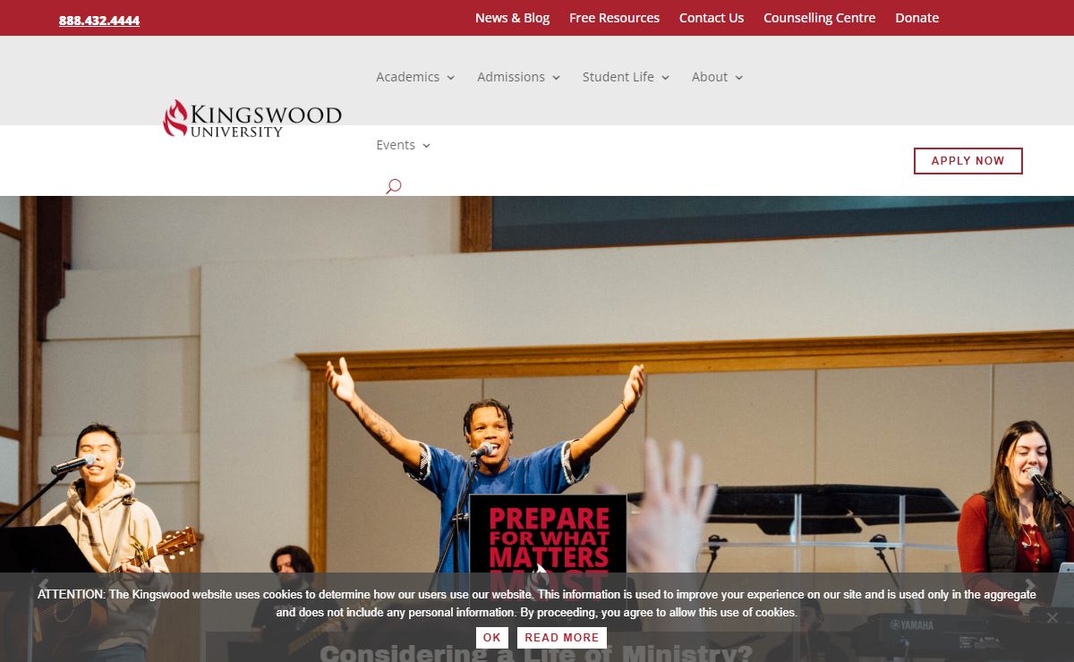 Christian University / Bible College - Kingswood University