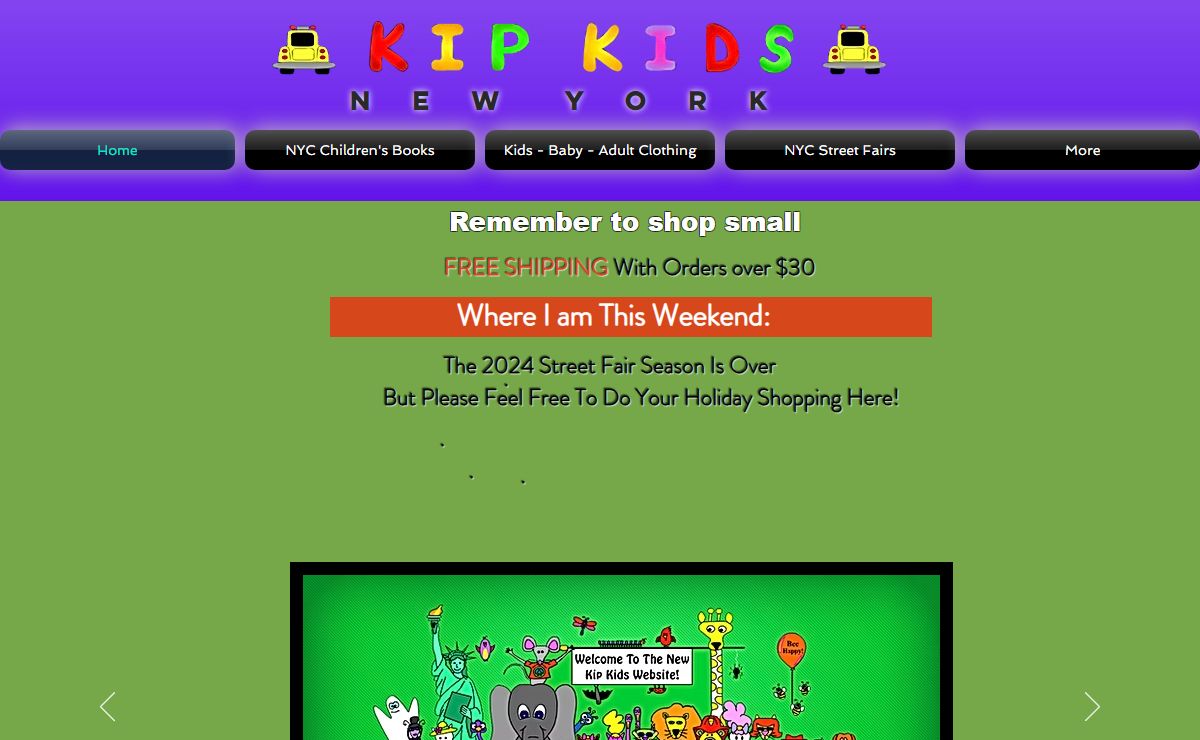 NYC Children's Books| New York City Kids Clothing | Kip Kids of New York