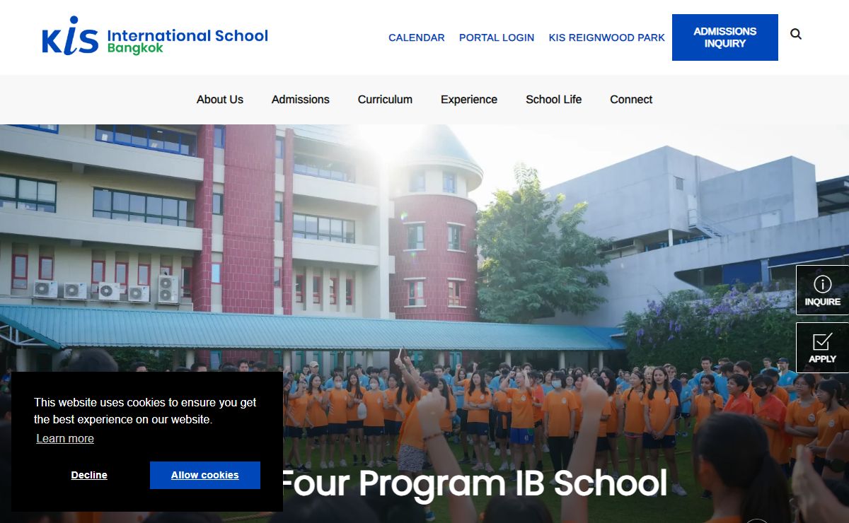 IB World School in Thailand - KIS International School Bangkok