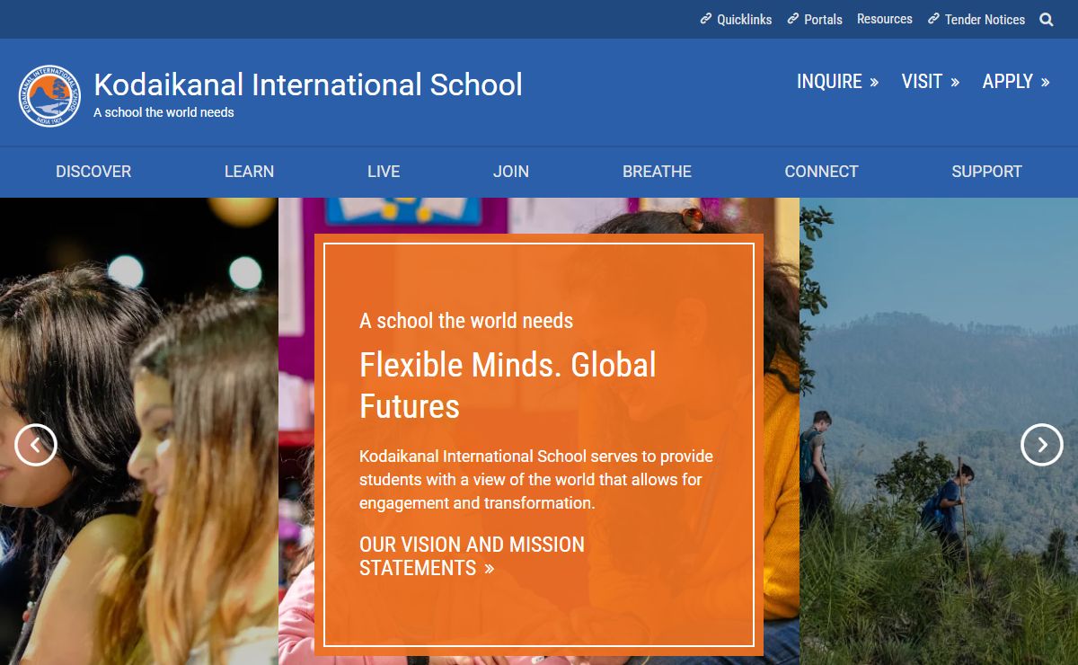 Home - Kodaikanal International School