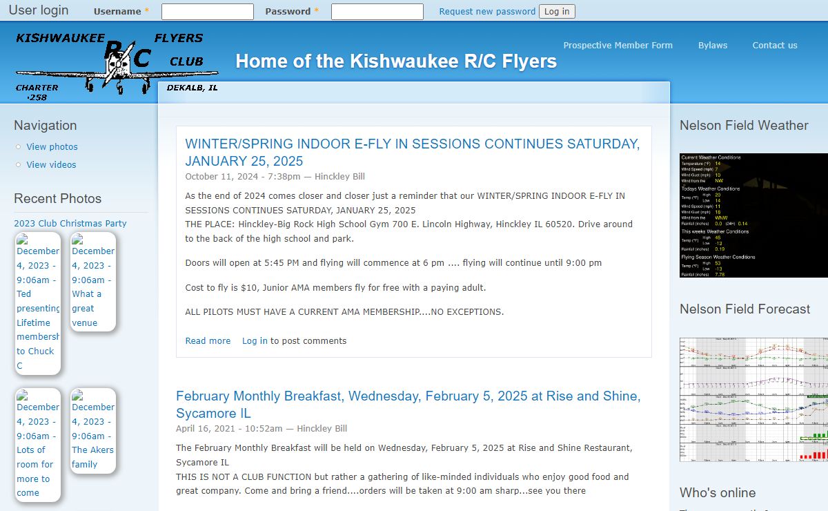 Home of the Kishwaukee R/C Flyers