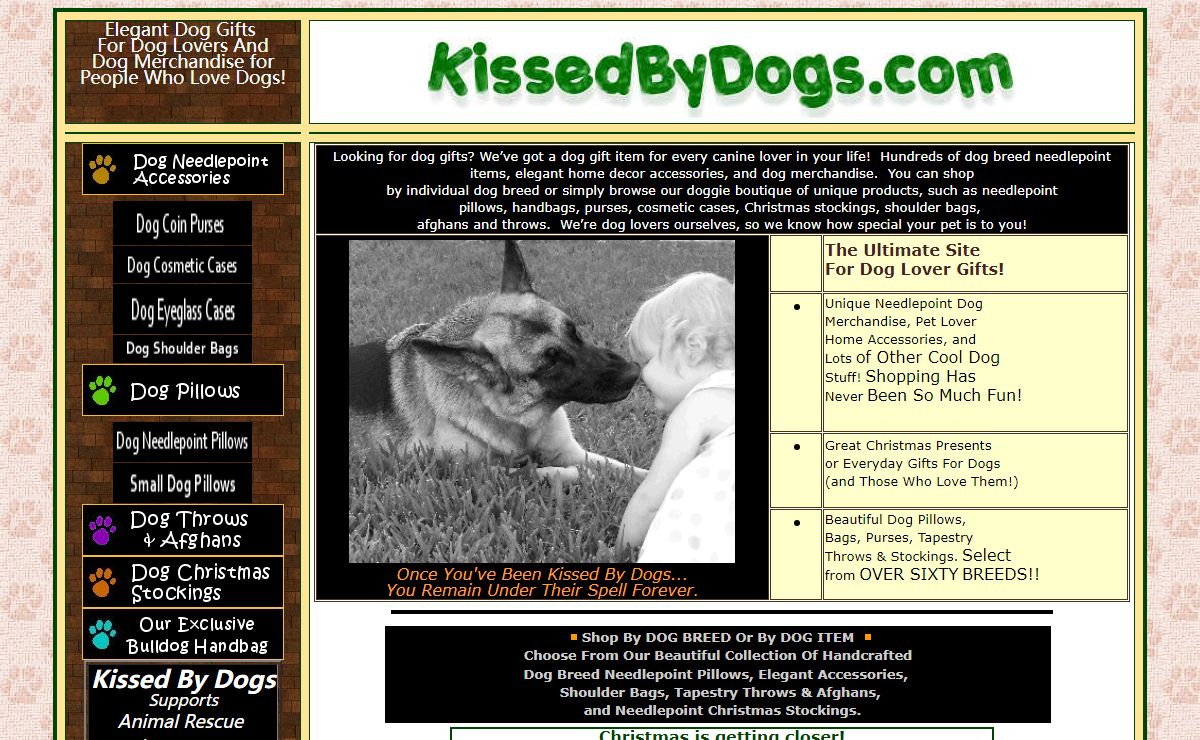Dog Gifts, Needlepoint Dog Merchandise, Dog Lover Gift Items and Breed Specific Accessories