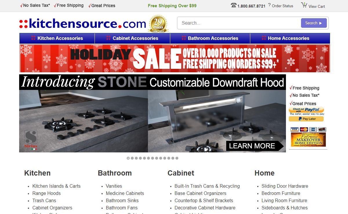 Kitchen, Bathroom & Home Organization Solutions, Furniture and Accessories | KitchenSource.com
