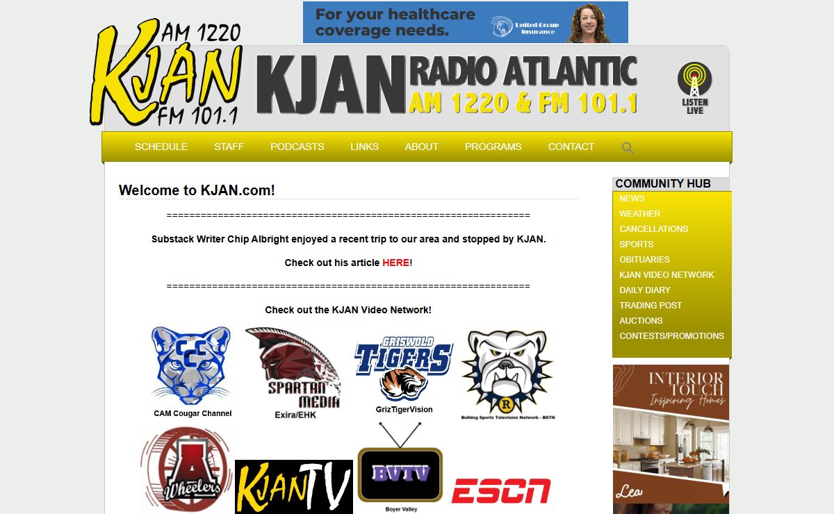 KJAN | Radio Atlantic, IA – AM 1220