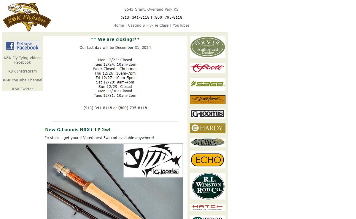 KKFLYFISHER.COM - Fly Fishing Rods, Reels, Waders, Lines, Fly Tying Supplies