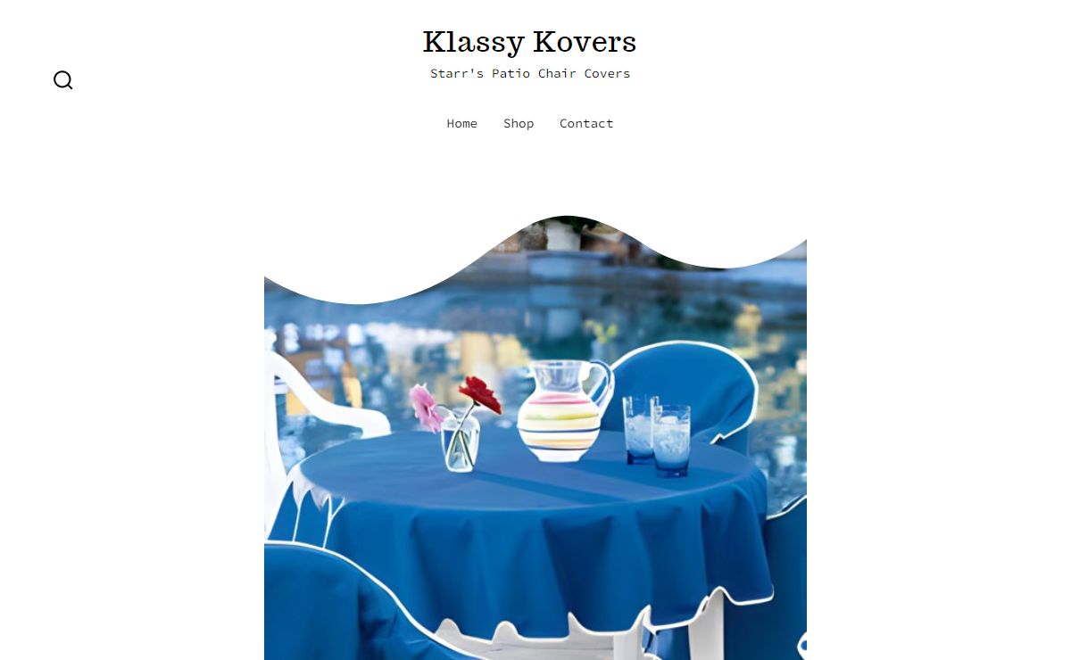 Klassy Kovers – Starr’s Patio Chair Covers