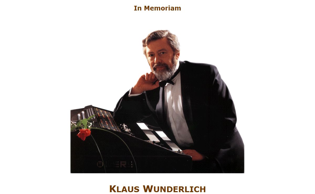 Klaus Wunderlich - In Memoriam