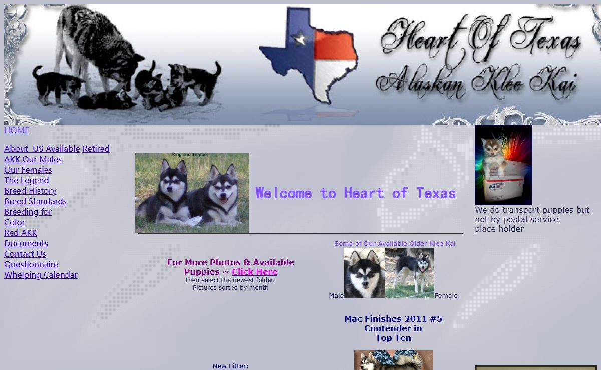 Heart of Texas Alaskan Klee Kai