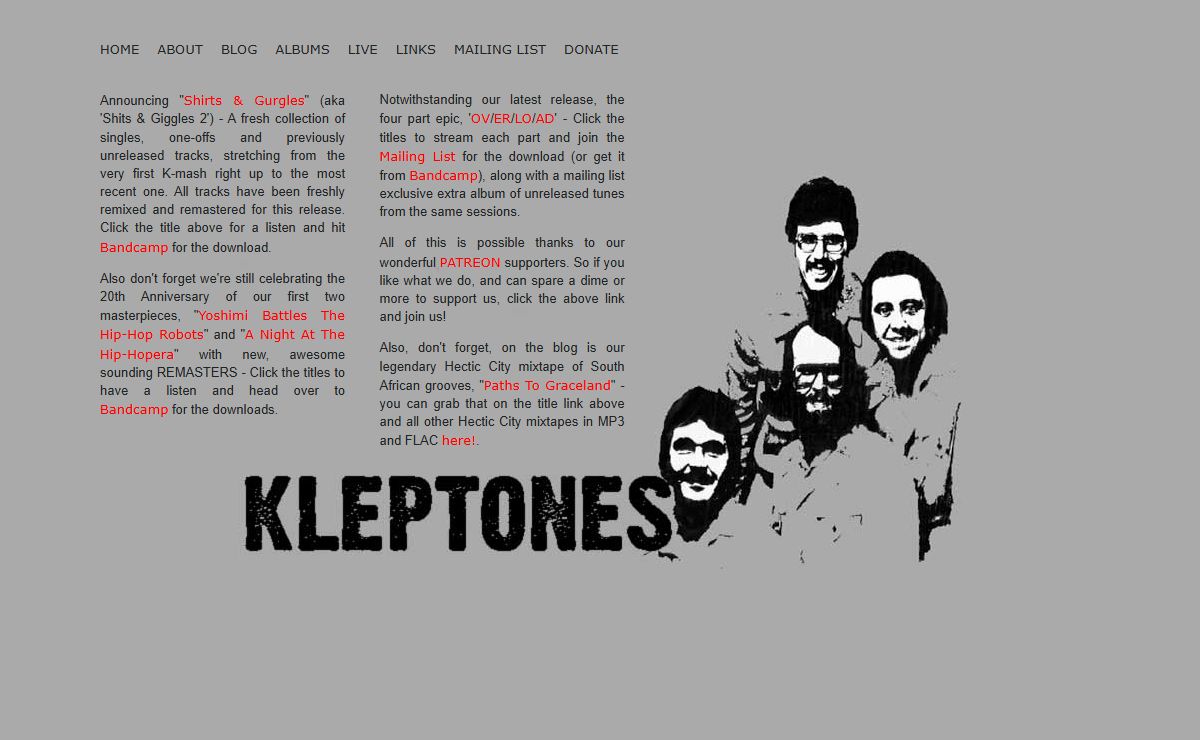The Kleptones Home Page