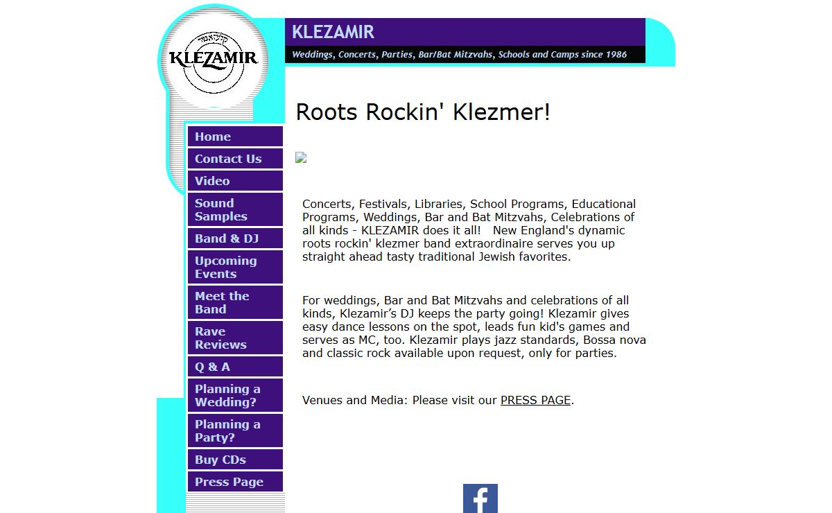 KLEZAMIR - Home (Klezmer, Rock, Pop, Jewish Music, Wedding, Concert, Bar and Bat Mitzvah Band)