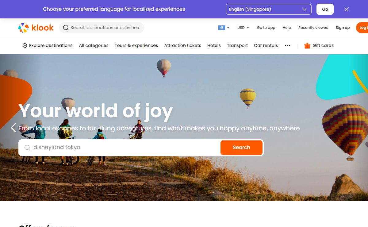 Klook Travel - Activities, tours, attractions and things to do - Klook