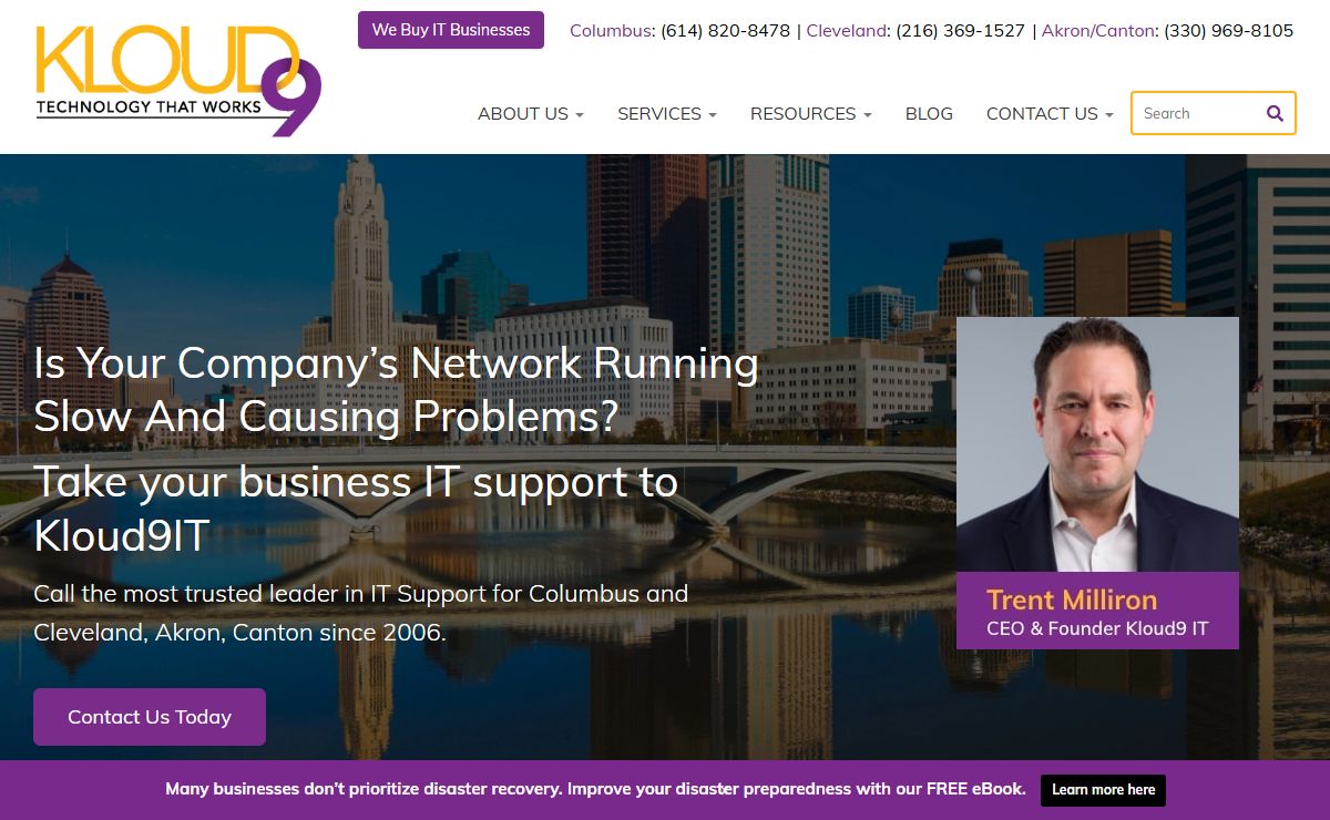 Business IT Support, Cloud Computing Solutions, Network Services - Cleveland, Westlake, Beachwood | Kloud9IT, Inc.