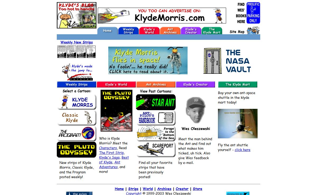 The Only Ant in Aviation - Klyde Morris: Aviation & Space Cartoons