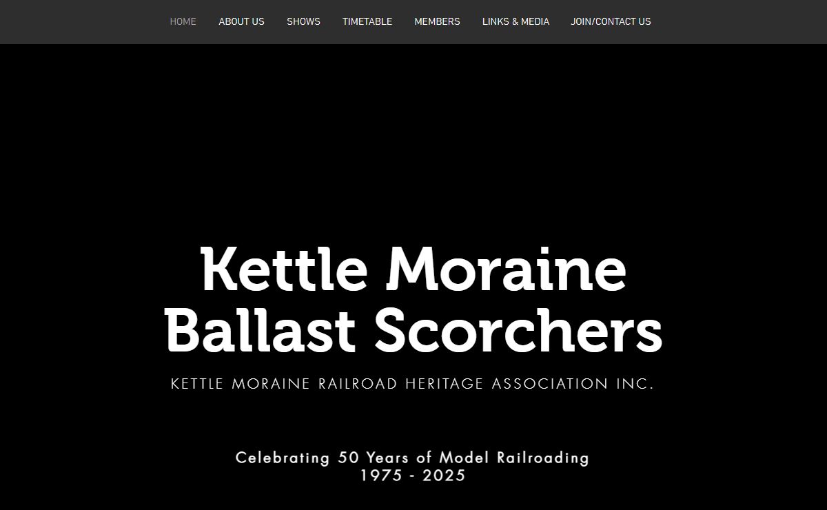 HOME | Kettle Moraine Ballast Scorchers | Model Railroad Club