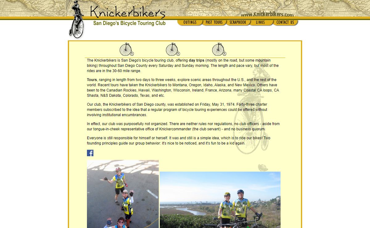 ..:: Knickerbikers - San Diego's Bicycle Touring Club ::..