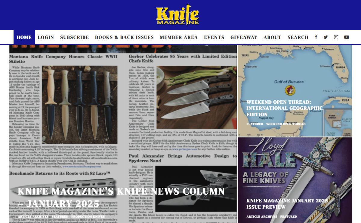 Knife Magazine – The Magazine for Knife Enthusiasts of All Ages!