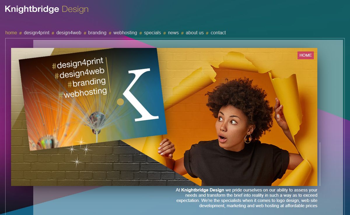 Knightbridge Design | Print and Website Design | Web Hosting