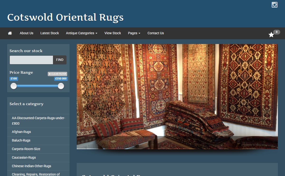 Welcome to Cotswold Oriental Rugs
