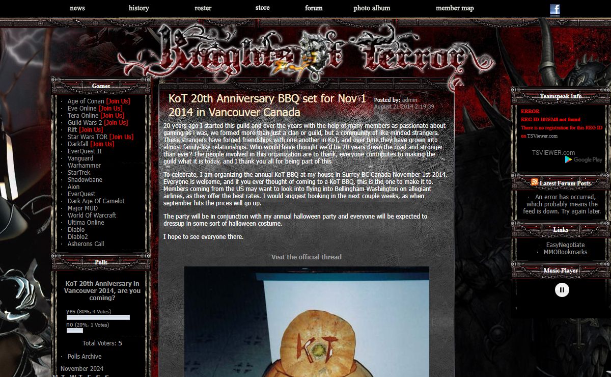 Knights Of Terror MMORPG Clan