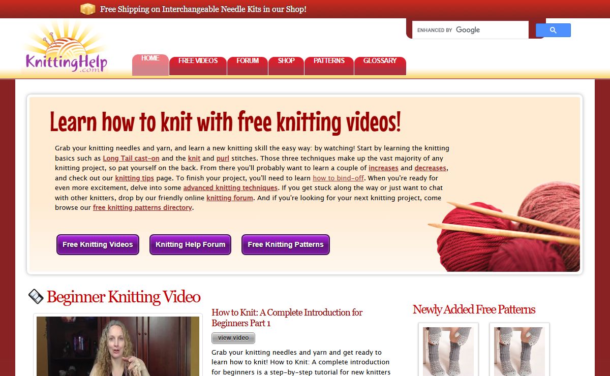 Learn How to Knit with Knitting Videos - KnittingHelp.com