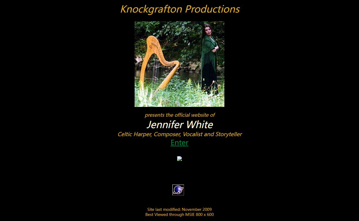 Celtic Harper, Vocalist & Storyteller - Jennifer White