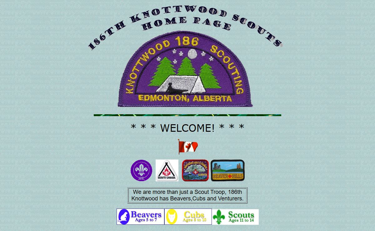 Knottwood Scouts' Home Page