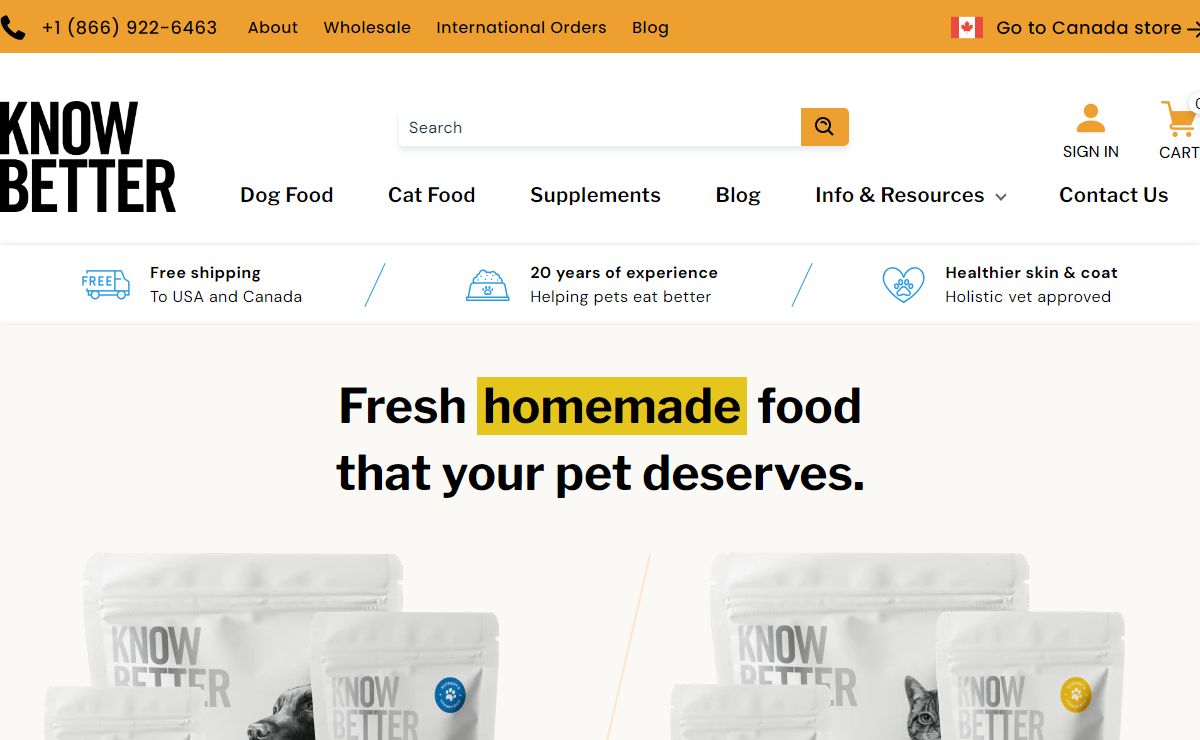 Know Better Pet Food | Healthy Homemade Pet Food Products