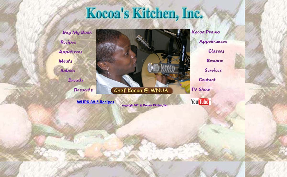 The Home of Chef Kocoa, and Kocoa's Kitchen, Inc.