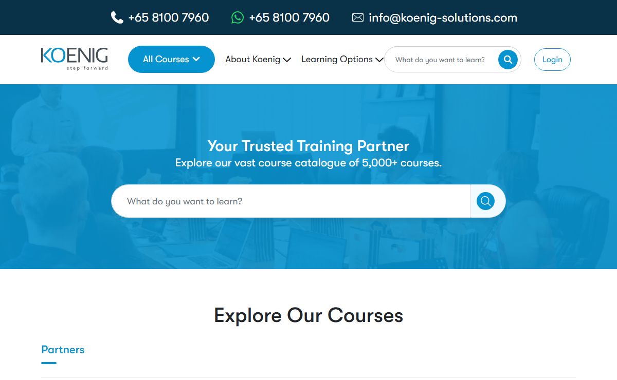 Online IT Course and Certification Company - Koenig Solutions
