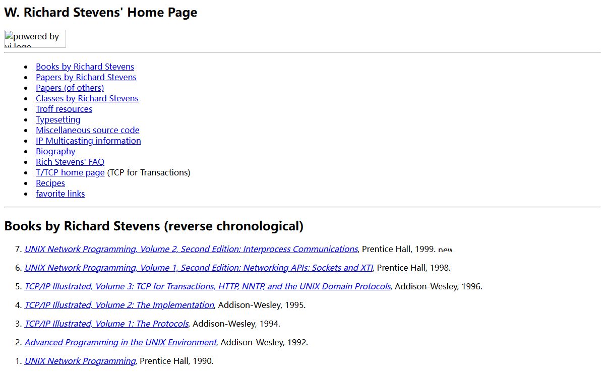 W. Richard Stevens' Home Page
