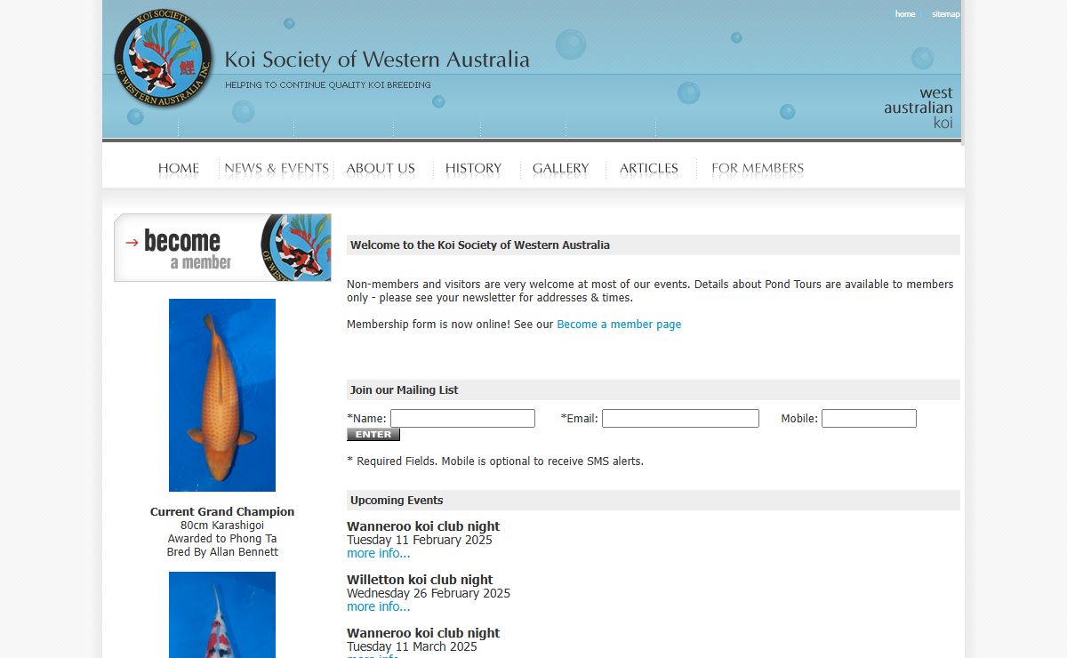 Koi Society of Western Australia