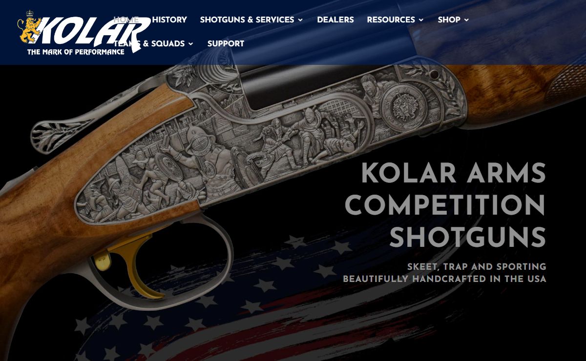 Kolar Competition Shotguns for Skeet, Trap, Sporting Clays