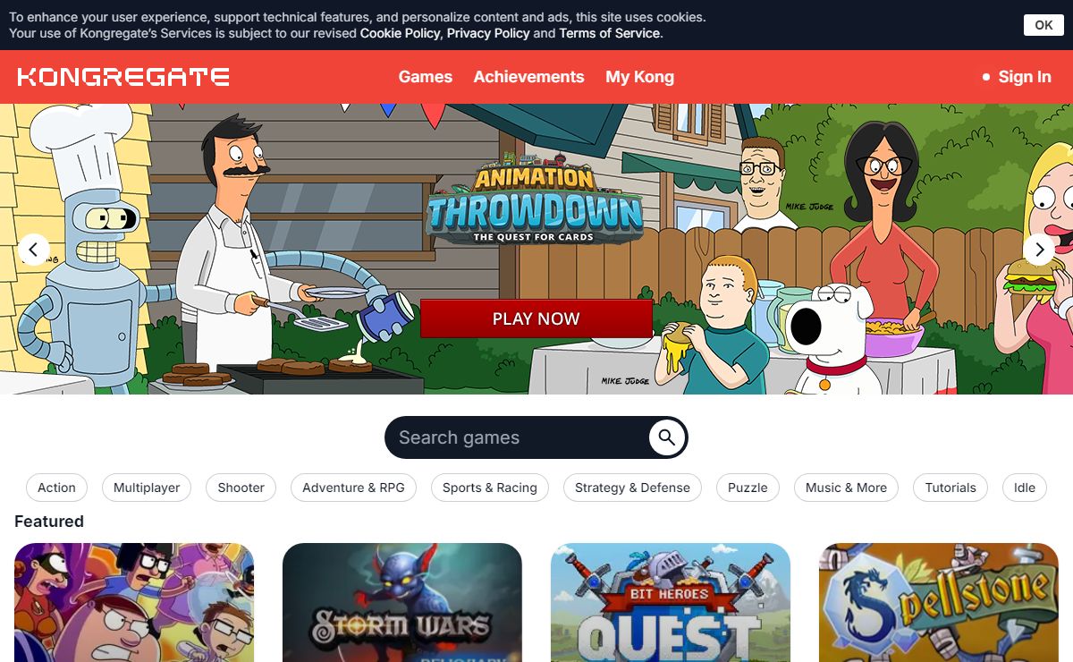 Discover and Play Free Online Games on Kongregate!