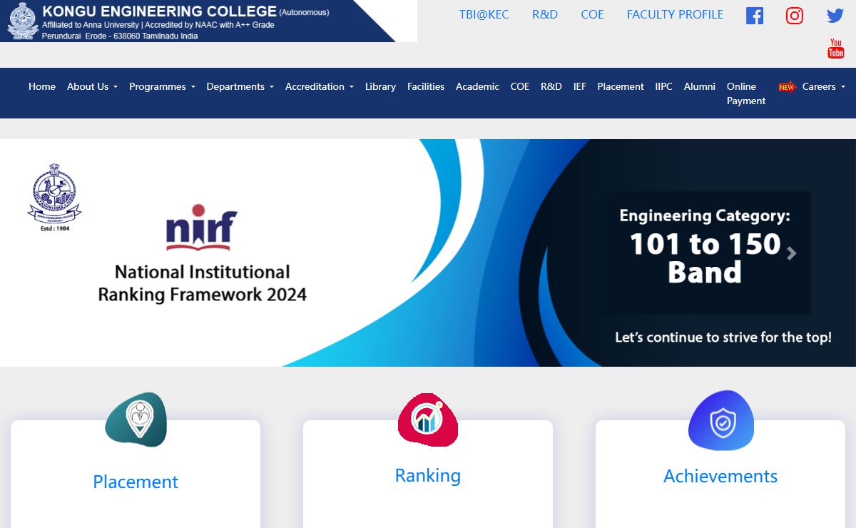 KEC | Kongu Engineering College
