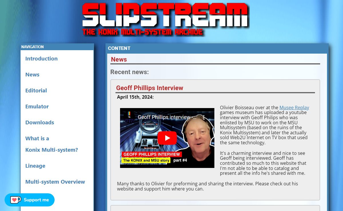 Slipstream: The Konix Multi-system Archive