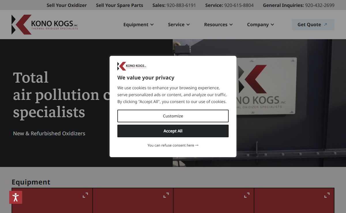 Kono Kogs: The world's #1 thermal oxidizer specialists | Meet VOC & HAP Regulations