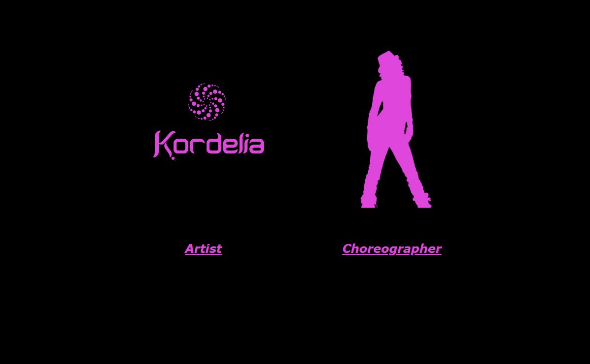 Kordelia - Choreographer, Recording Artist, Dancer, Master Teacher, Actress, New York