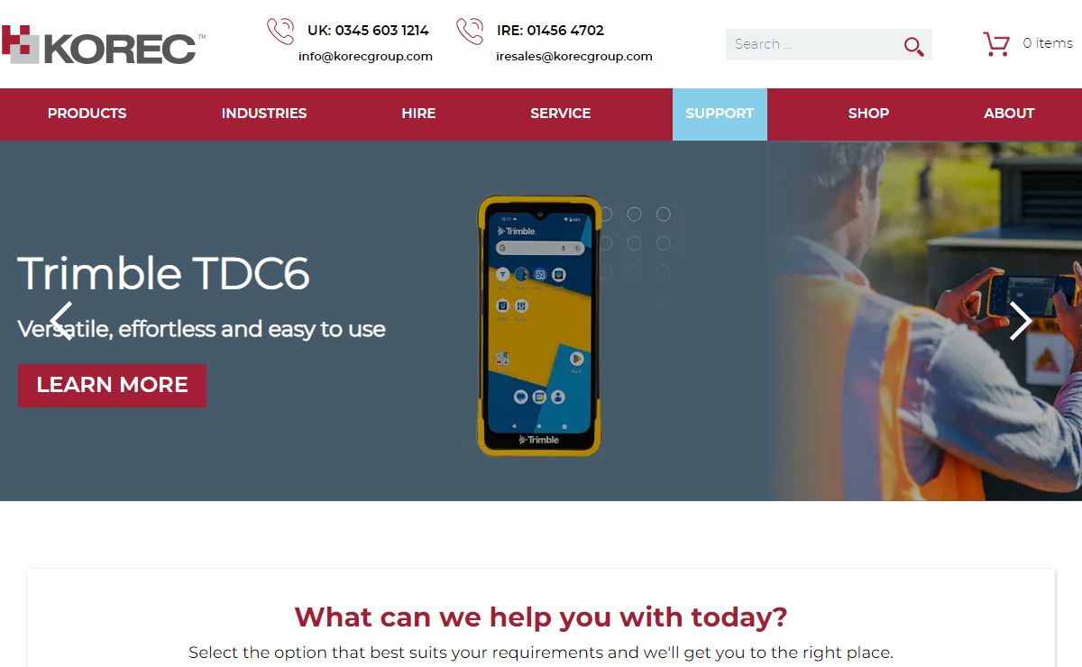 Survey Equipment Specialists | Mapping & Surveying - KOREC