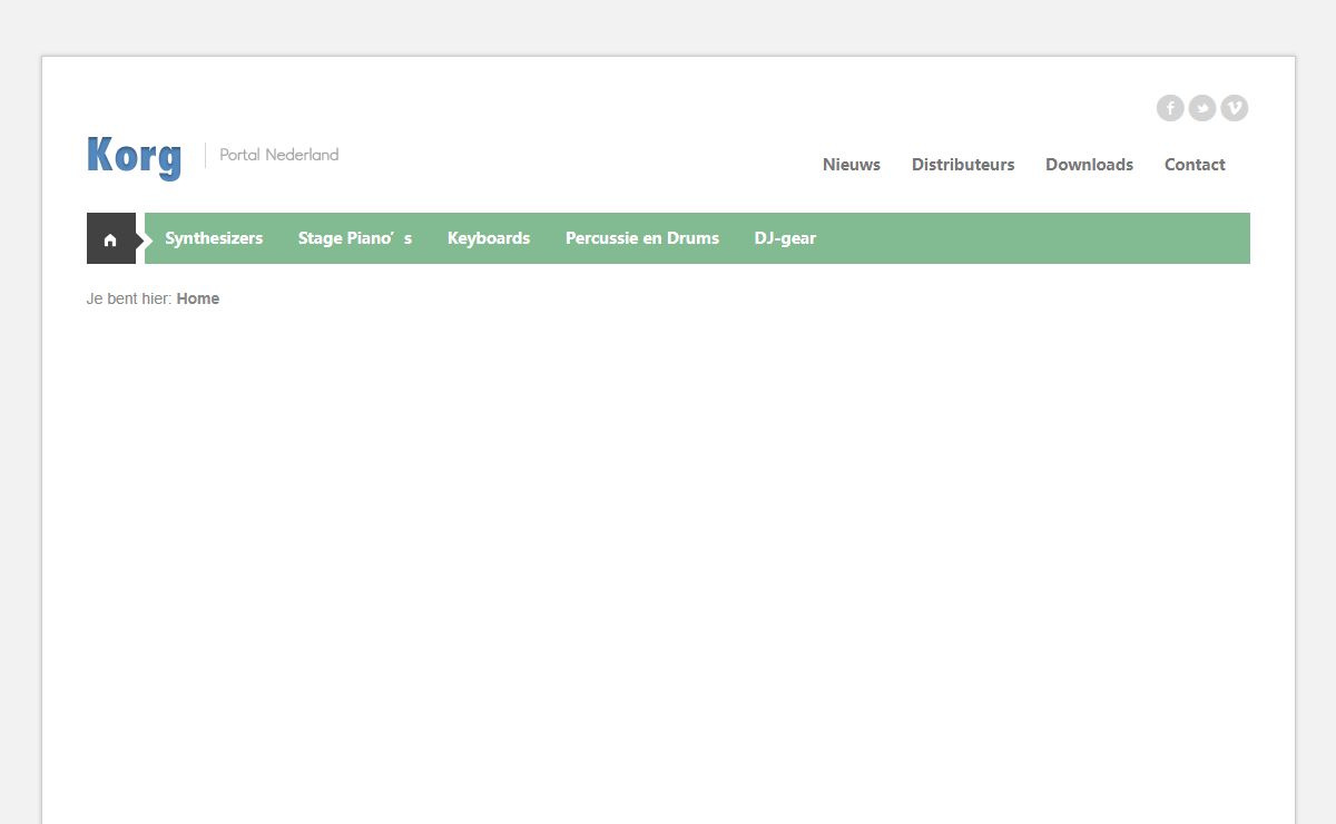 Korg Portal Nederland