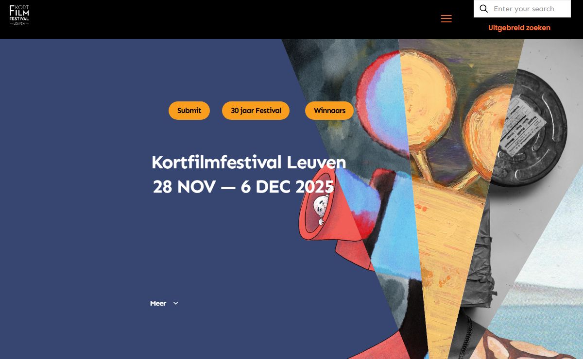 Kortfilmfestival Leuven – 28 NOV – 6 DEC 2025